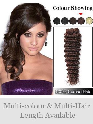 Wonderful Deep Wave Remy Weft Extensions