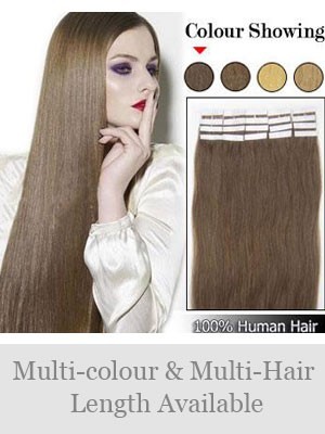 16" 20pcs Full Head Pretty Tape In Hair Extensions