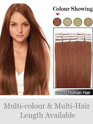 Fine 16" 20pcs Tape In Hair Extensions