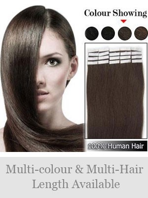 16" 20pcs Easy Attach Tape In Remy Hair Extension