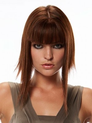 Clip In Bang Straight Hair Extensions