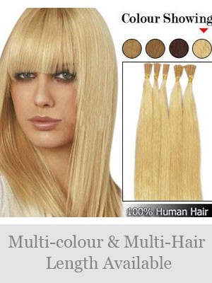 18" 100% Human Hair Stick Tip Extensions
