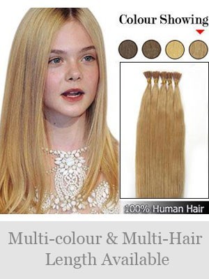 Graceful 18" 100% Human Hair Stick Tip Extensions