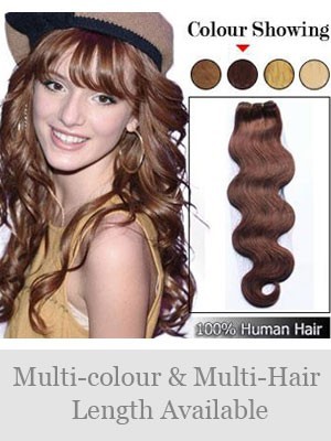 18" 100% Human Hair Chic Nail Tip Extensions