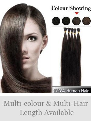 Chic 18" 100% Human Hair Stick Tip Extensions