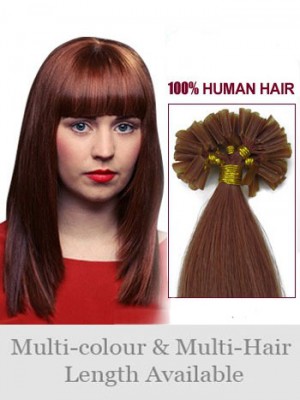 Lovely 16" Nail Tip Straight Remy Human Hair Extension