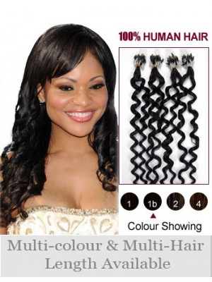 22" Curly 100% Human Hair Extensions 