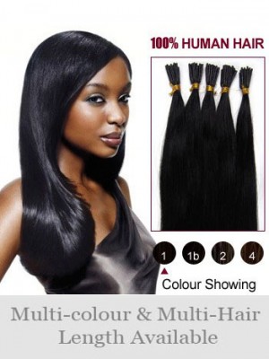 18" 100% Human Hair Attractive Stick Tip Extensions