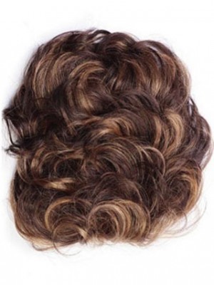 Stunning Pull Thru Human Hair Clip In Hairpiece