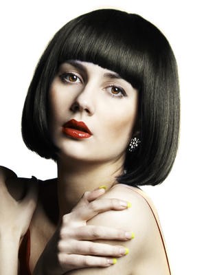 Remy Human Hair Blunt Cut Clip-In Bang