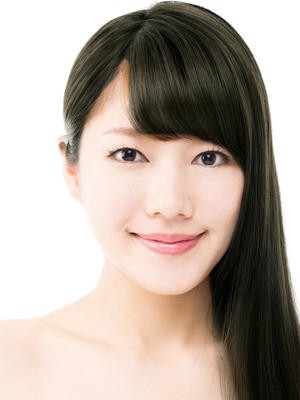 Human Hair Side Swept Clip-In Bang