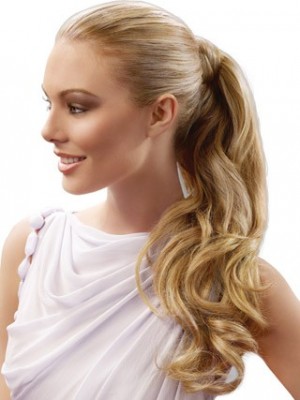 Blonde Wrap Around Remy Hair Ponytail