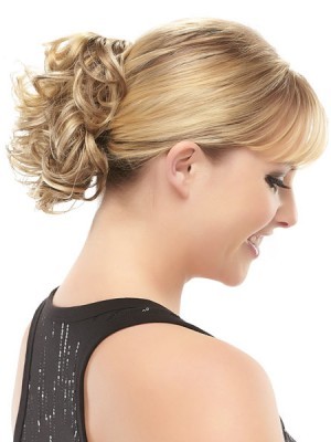 Claw Clip Synthetic Curly Wrap