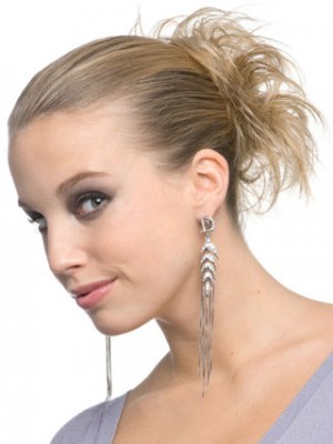 Sleek Layers Scrunchie Style Synthetic Wrap