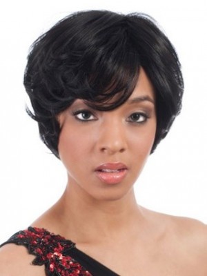 Short Capless Synthetic Hair Wig