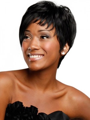 Boy-Cut Asymmetrical Synthetic Wig