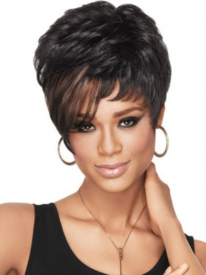 Dramatic Tomboy Synthetic Wig