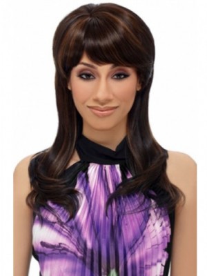 Trendy Straight Long African American Wig