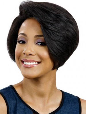 Wonderful Capless Straight Remy Human Hair Wig