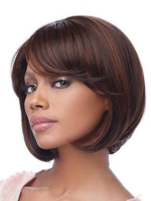 Medium Straight Gorgeous Capless Human Hair Wig