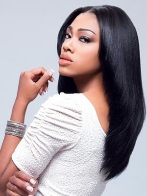 Stunning Straight Lace Front Synthetic Wig