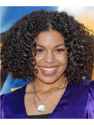 Medium Tousled Curly Lace Front Wig