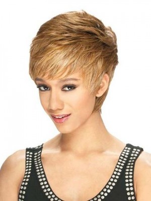 Short Straight Lace Front Wig