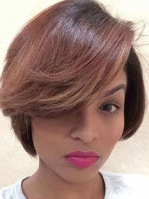 Seductive Capless Remy Human Hair African American Wig