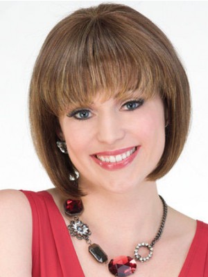 Straight Human Hair Bob Style Wig