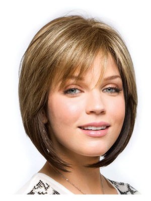 Human Hair Monofilament Bob Wig