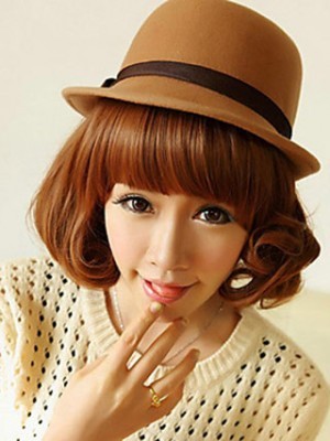 Curly Bob Style Lolita Wig