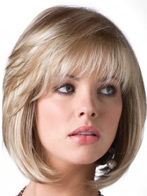 Casual Long-Layered Bob Wig