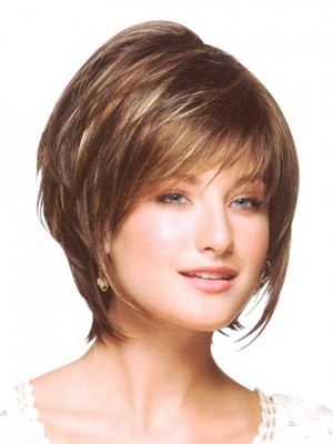 Short Bob Wig With A Fringe