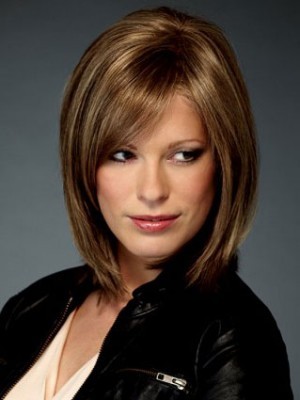 Mid-Length Synthetic Bob Wig