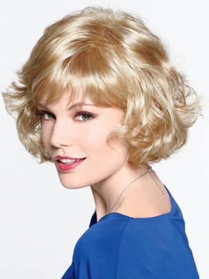 Capless Wavy Short Synthetic Wig