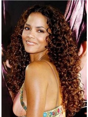 Halle Berry Remy Hair Curly Wig