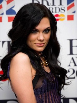 Jessie J Long Wavy Front Lace Wig