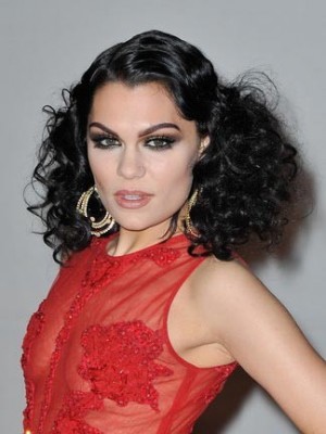 Jessie J Lace Front Long Wavy Wig