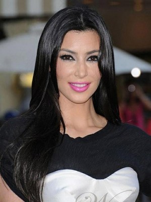 Kim Kardashian Long Silky Straight Wig