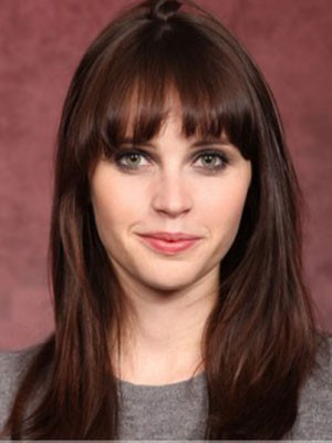 Felicity Jones Florid Straight Capless Human Hair Wig