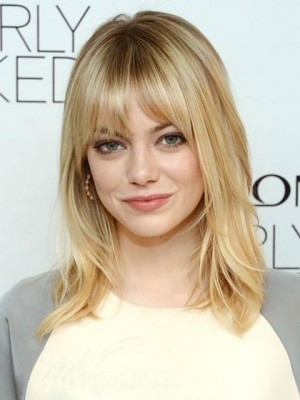 Emma Stone Wavy Capless Wig