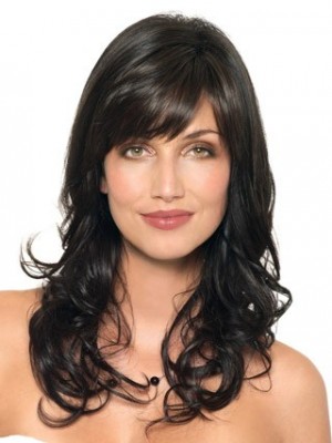 20" Wavy Capless Cheap Human Hair Wig