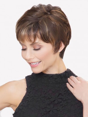 Stylish Capless Remy Human Hair Wig