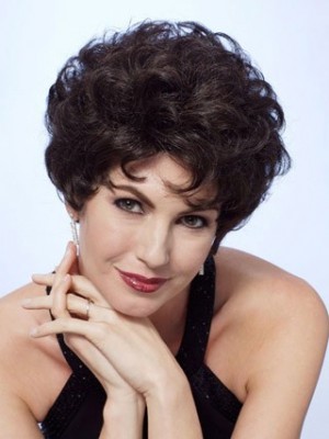 Short Wavy Remy Hair Lace Front Wig
