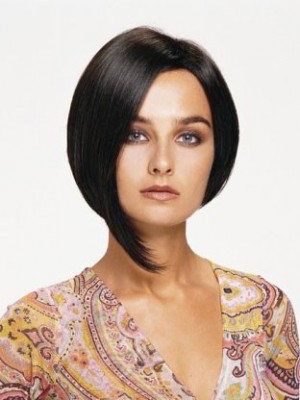 Chin Length Bob Style Lace Front Human Hair Wig