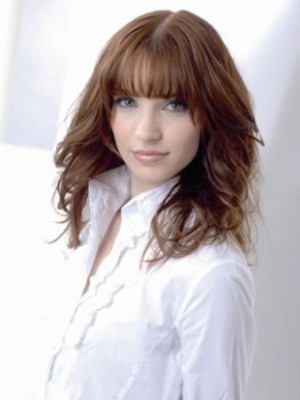 100% Human Hair Wavy Wig