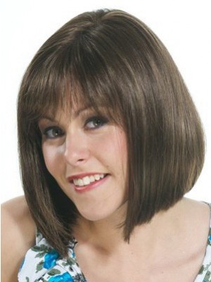 Bob Style Silky Straight Human Hair Wig
