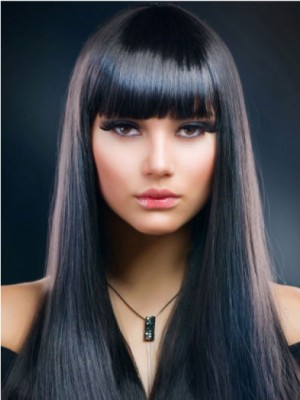 Womens Capless Straight Wig
