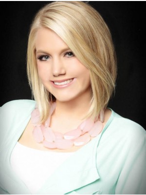 Blonde Women Human Hair Wig