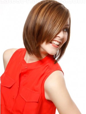 Medium Capless Straight Wig